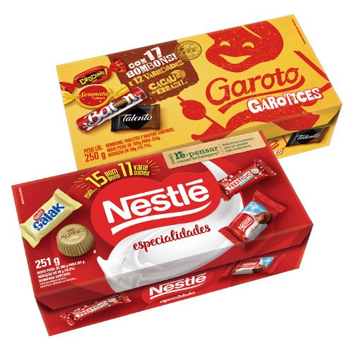 Bombom Garoto ou Nestlé Supermercados Andreazza