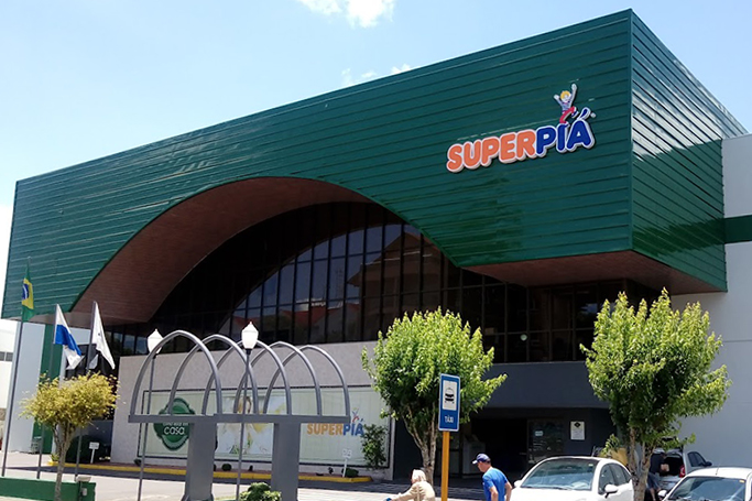 Na imagem, aparece a unidade do Super Piá de Nova Petrópolis, adquirido pelo Grupo Andreazza.